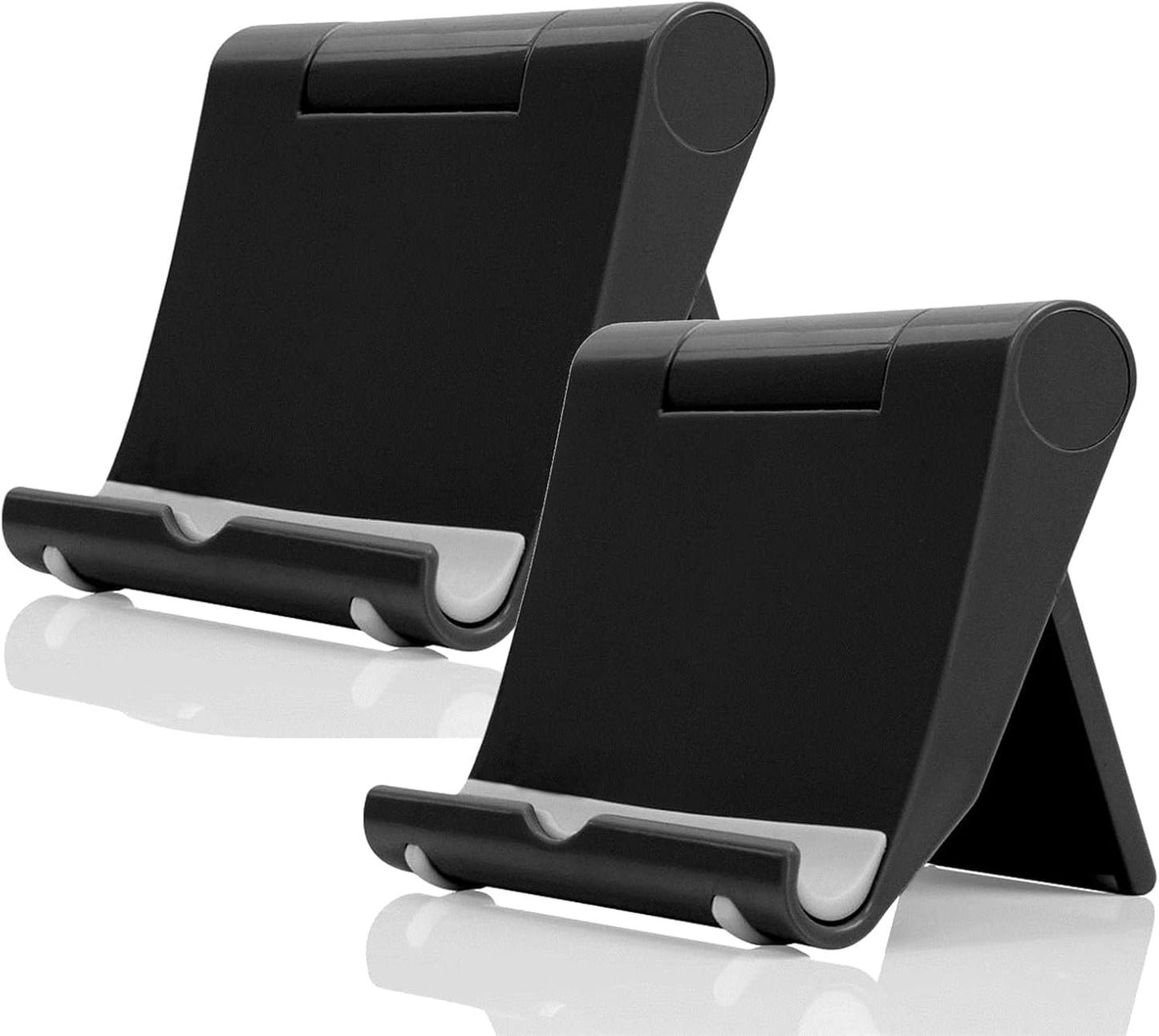 Adjustable Foldable Cell Phone Stand for Desk, Compatible with Most Smartphones and Tablets, Fits Devices up to 10 Pounds