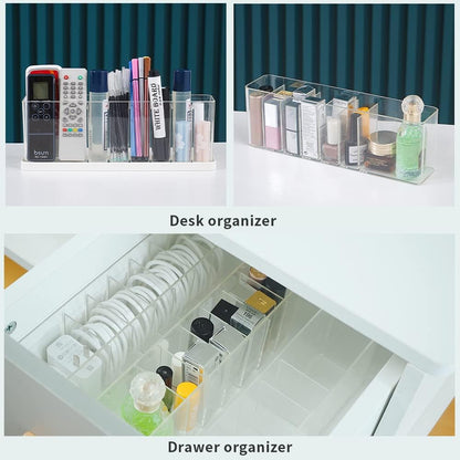 Charger Cable Cord Storage Organizer Box - 2 Pack With Lid - Easy Storage Without Cable Ties