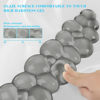 Gel Cloud Keyboard and Mouse Wrist Rest, Cute Wrist Support and Arm Support Keyboard Rest for Keyboard and Mouse Typing Pain Relief，Suitable for Office/Computer/Laptop/Gaming (Pink)