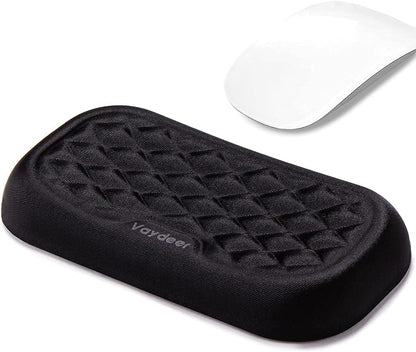 Vaydeer 60%-75% Keyboard Wrist Rest, Memory Foam Hand Rest Support Pad Padded for Office, Computer, Laptop, Mac Typing and Wrist Pain Relief and Repair(14.17inch,Black)