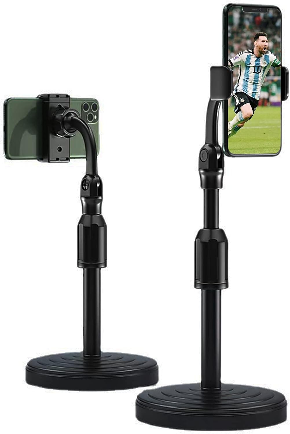 Adjustable Mobile Phone Stand, Tablet Stand, 360 Degree Rotation, Ergonomic Design, Pink