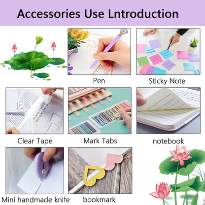 suniya Office Supplies,Gold Desk Accessories,with Stapler,Tape Dispenser,Pen Holder,Scissors,Phone Stand,Staple Remover,Ballpoint Pen,Clear Tape, Staples,Ruler,Clips,Best Gift for Business or Boss