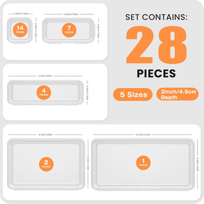 【Military Grade】A-LuGei Drawer Organizer, 【𝟱𝗦𝗶𝘇𝗲】 Makeup organizer, 【Holds 177 Items】 Bathroom Organizers and Storage, Organization and Storage, Desk Drawer Organizer for Bathroom Vanity