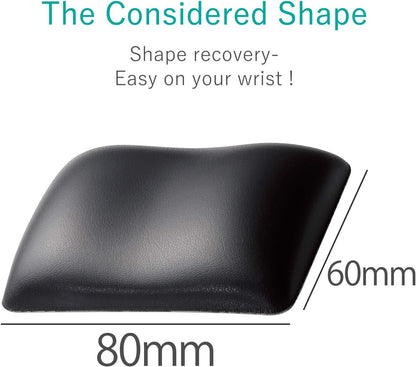 ELECOM Wrist Rest FITTIO Long Type Fatigue Reduction Ergonomic Design Comfortable Memory Foam Anti Skid White MOH-FTPWH