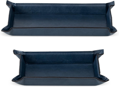 Navaris 2 x Empty Tray for Keys, Coins, Mobile Phones, Jewellery – Entrance Table for Office Bedside Tables