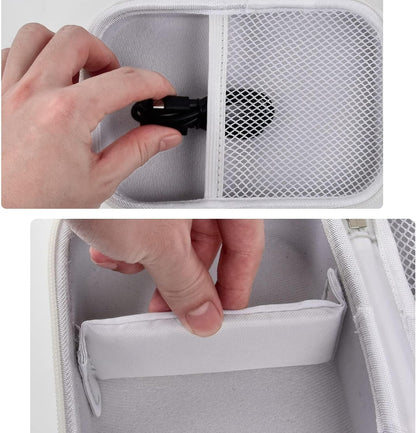 Boobowl Case Compatible with Phomemo M110 Label Maker - Portable Mini Bluetooth Thermal Label Maker Carrying Storage Bag for Printer Labels, USB Cable and Accessories (Box Only) - Orange
