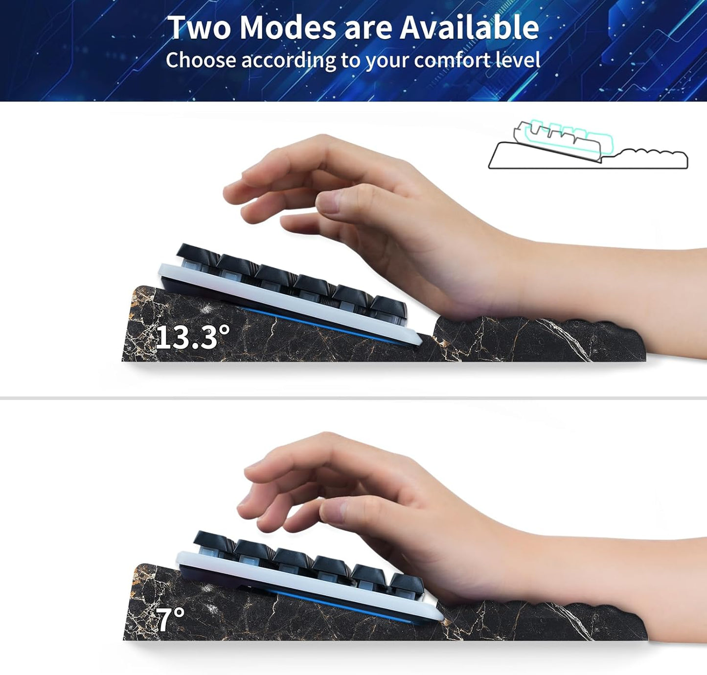 Keyboard Stand for Desktop, Keyboards Wrist Rest, Ergonomic Keyboards Holder for Easy Typing Working, Wrist pad for Keyboards with Comfortable Wrist Rest for Keyboard Pink