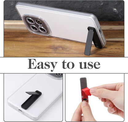 4 Pcs Cell Phone Kickstand, Adjustable Vertical and Horizontal Placement Phone Stand, Protable Ultra-Thin Sticky Stand Phone Holder Compatible with Most Cellphone