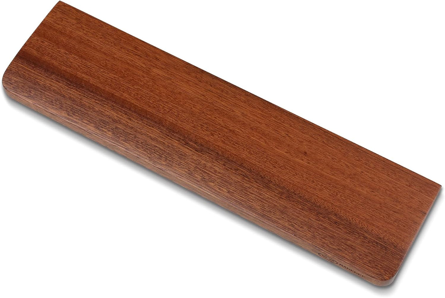 Wooden Keyboard Wrist Rest for 60% Keyboard, Ebony Wood Wrist Rest Pad Support with Anti-Slip Rubber Base, MageGee Ergonomic Keyboard Palm Rest for Pain Relief, Easy Typing