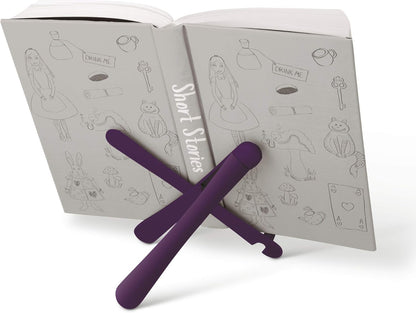IF The Hands Stand, Hands Free Reading Tablet & Book Holder - Aubergine