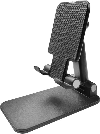 Adjustable Cell Phone Stand,Phone Stand,Mobile Phone Holder,iPhone Holder for Desk,Cell Phone Holder Portable Cellphone Cradle Desktop Dock Stand for Smart Phones,iPad Tablet and E-Reader