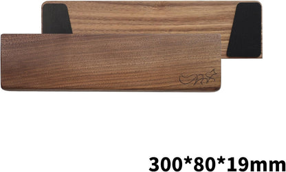 Keyboard Wrist Rest Suitable for 75% Keyboards,Ergonomic Wooden Wrist Rest for Computer Keyboard,12.8" Compact Mechanical Keyboard Rest-Wrist Pad for Comfortable Typing and Gameing