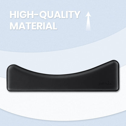 Perixx PERIPRO-512 Ergonomic Keyboard Wrist Rest - Gel Cushion Support - Compatible with Various Ergo Keyboard - Dimension 17.32x3.94x1.30 inches - Black