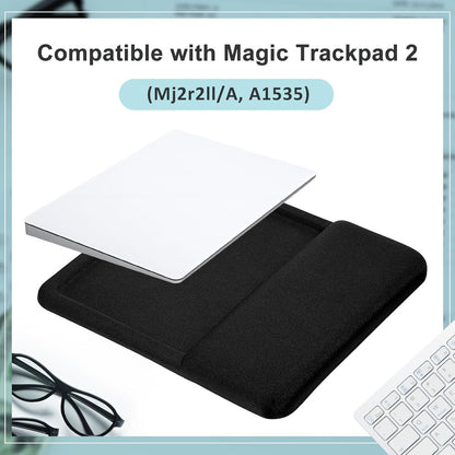 Weewooday Keyboard Wrist Rest for Pad Wrist Rest Stand Compatible with Wireless Keyboard with Numeric Keypad for Easy Typing(Compatible with Magic Trackpad 2, MJ2R2LL/A, A1535)