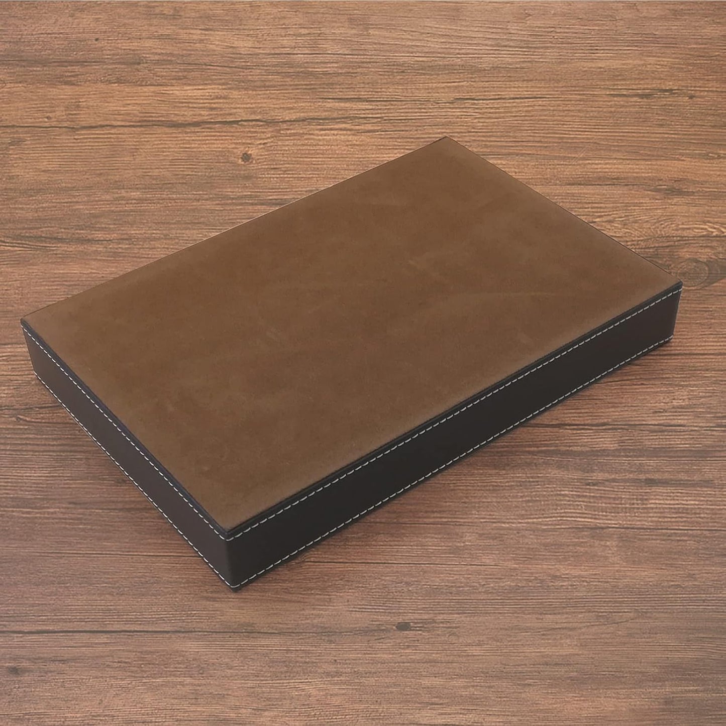 Desktop Glove Box, Nightstand or Dresser Organizer, Valet Tray, Entry Table Organizer, Dresser Storage Box,PU Leather Drawer Storage Decorative Trays.