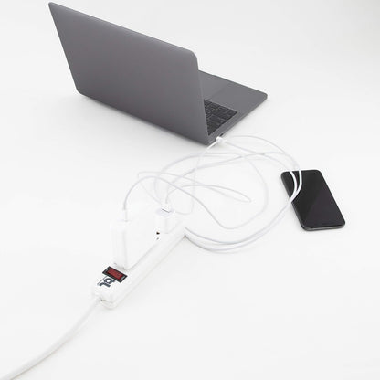 Bluelounge CableBox Mini Cable Management with Small Surge Protector, Black (CBM-BL)