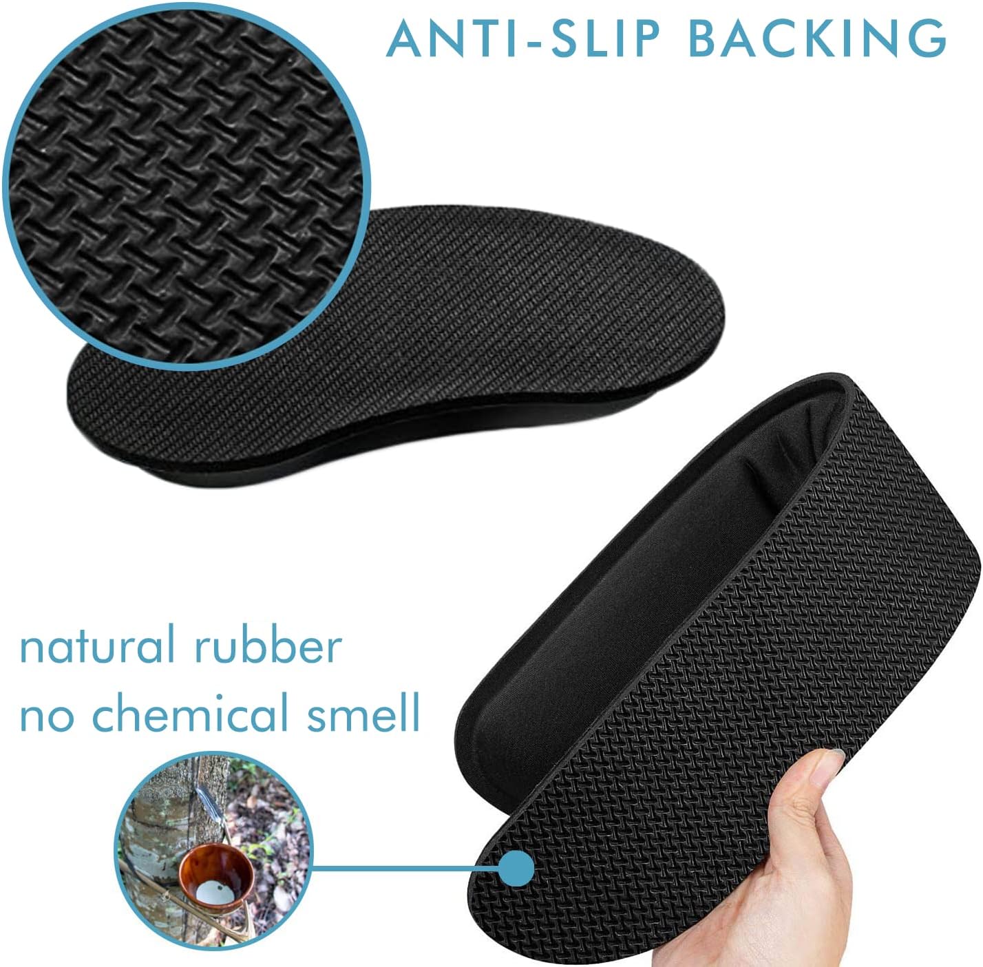 Comfy Mee Premium Memory Foam Keyboard and Mouse Wrist Rest Pads Set- for Comfortable Typing &Wrist Pain Relief (Pack of 2)