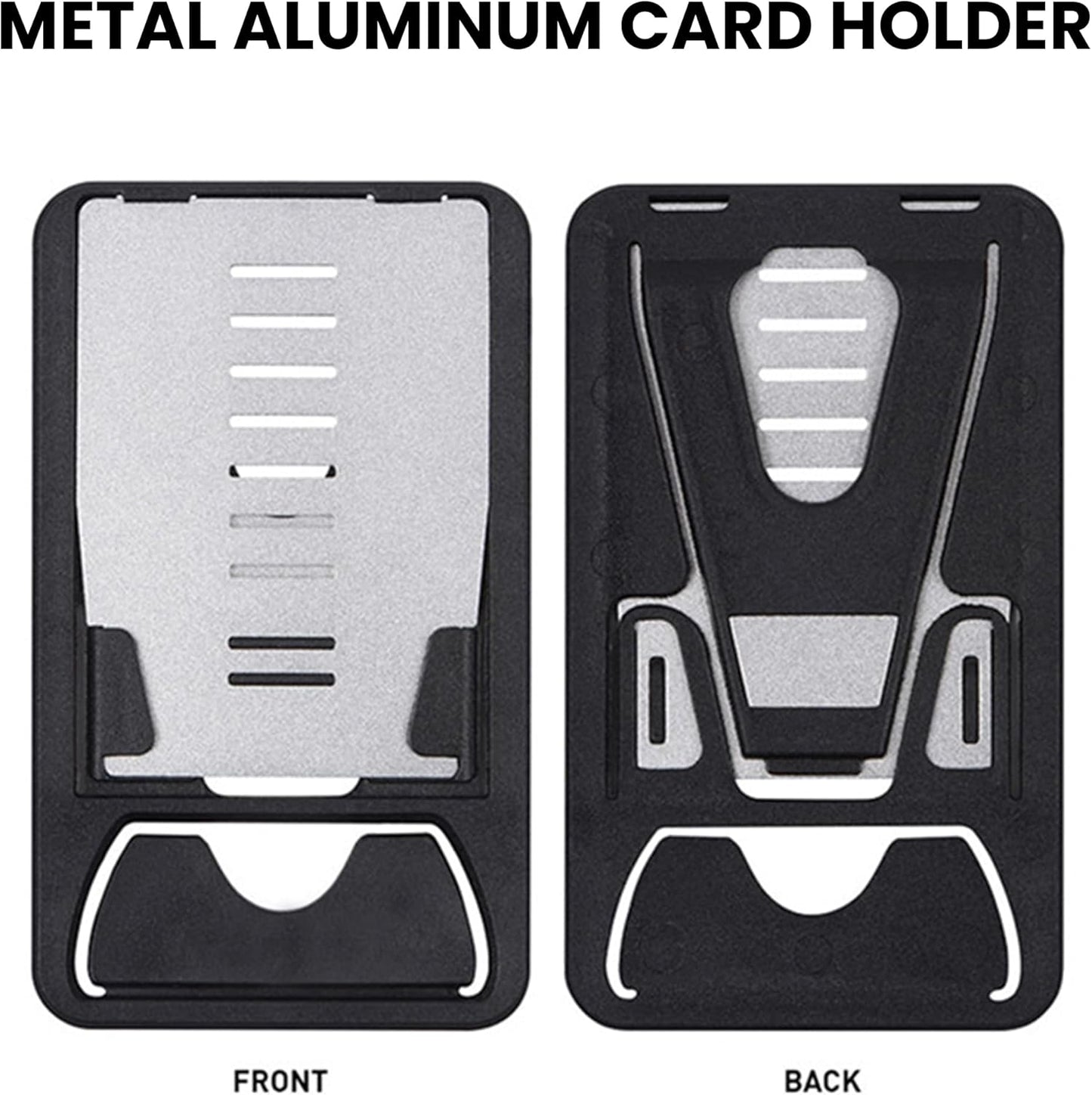 Foldable Phone Stand for Desk | Six Position Adjustable Folding Bracket for Cell Phone | Black Cellphone Holder for Desk & Smartphone Stand | Cellphone & Accessories for Men & Women