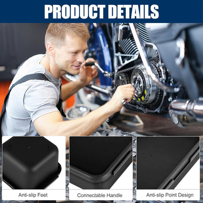 【LARGE SIZE】【68PCS】Tool Box Organizer Tray Divider, 【5 Size】Toolbox Desk Drawer Organizer, Organization and Storage Toolbox for Garage Accessories (68PCS 5Sizes)
