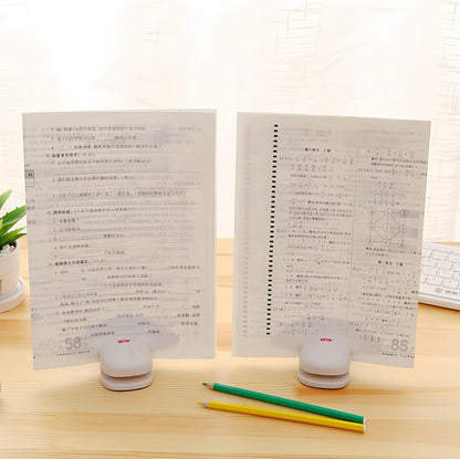Document Holder for Typing,Portable Paper Stand with Non-Slip Base for A4 Paper,Compact Reading Clip Holder for Office Typing Reading