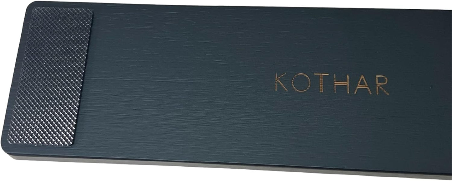 Kothar Wooden Keyboard Wrist Rest (Compact, Black)