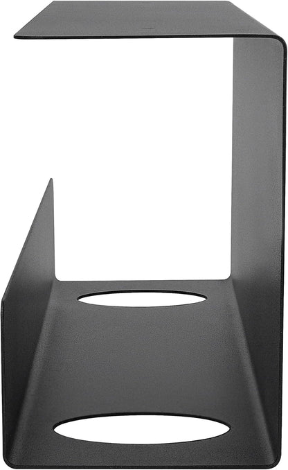 ZhiYo 16.5 Inch Sturdy Under Desk Cable Management Tray, Metal Cable Tray Under Desk, Black Table Management Basket, Wire Hider 1 Pack