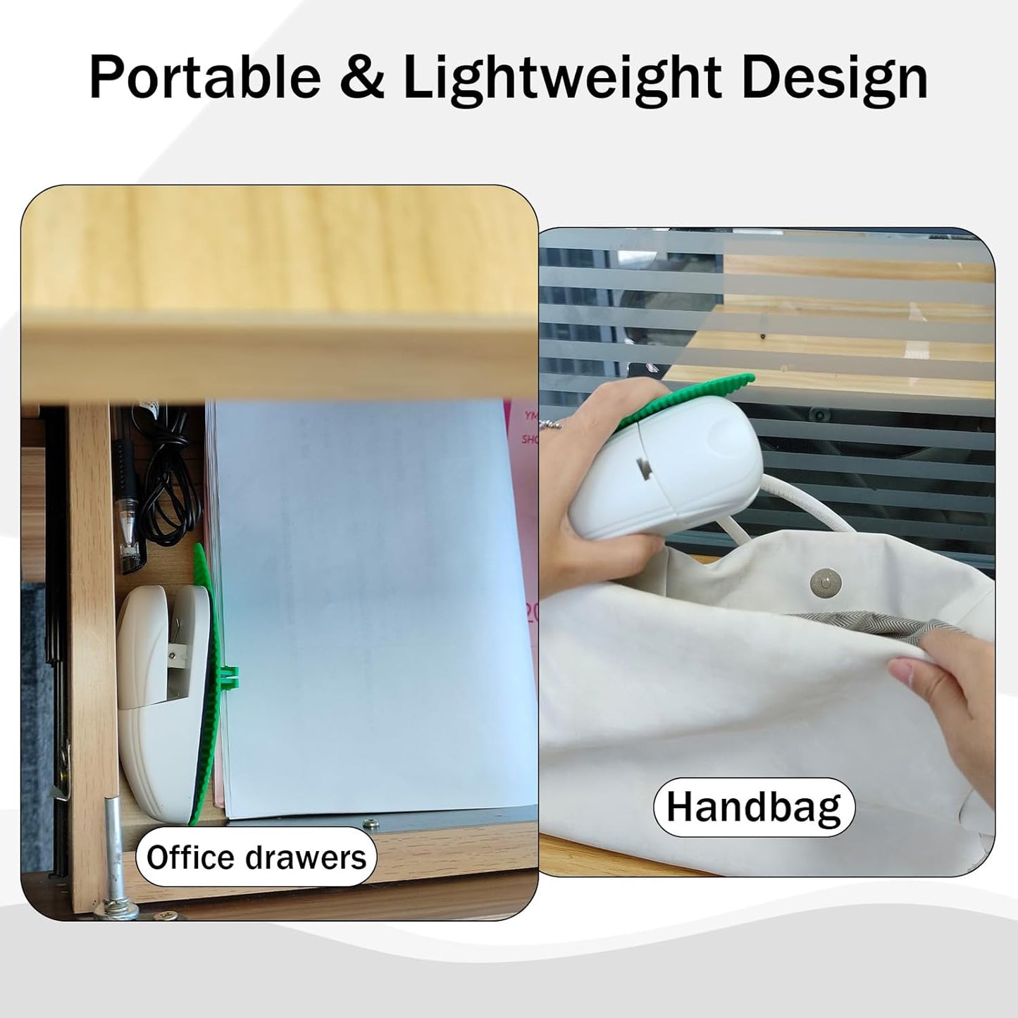 Portable Paper Holder Stand for Desk, Paper Stand for Desk When Typing, Document Holder, Compact Reading Clip Holder, A4 Clamp for Office Typing Reading (White)