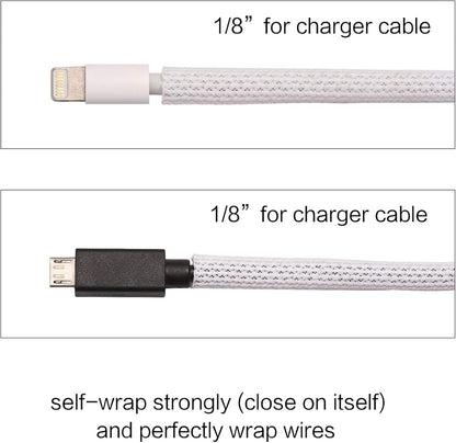 Alex Tech 10ft - 1/2 inch Cord Protector Wire Loom Tubing Cable Sleeve Split Sleeving For USB Cable Power Cord Audio Video Cable – Protect Cat From Chewing - Black