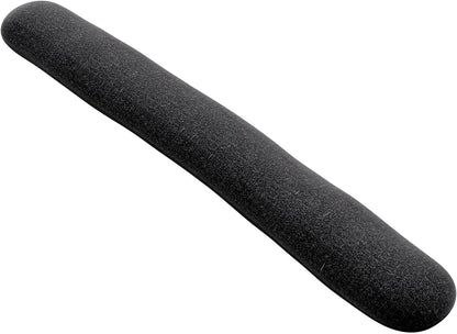 STAPLES Beaded Keyboard Wrist Rest, Ergonomic Non‑Slip Support Cushion for Comfortable Typing, Durable Bead‑Filled Design in Black/Gray