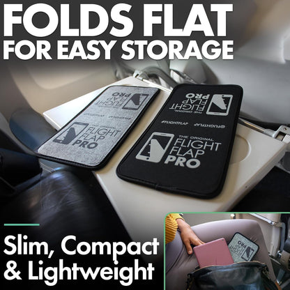 Flight Flap Airplane Phone Holder, Flexible Cell Phone Holder, Folding Cellphone Stand for Desk, Bed, Office, Treadmill - Airplane Gadgets for Long Travel Accessories - Plane Essentials (Silicone)