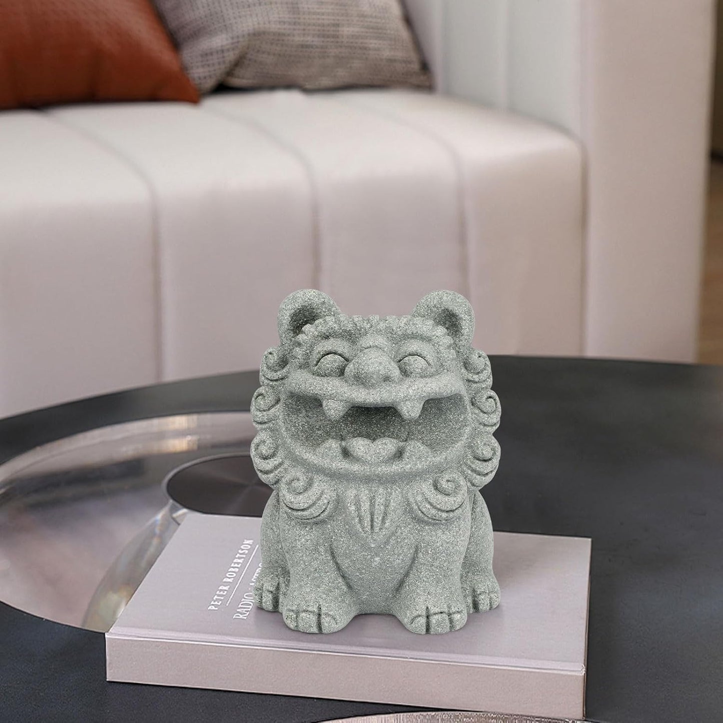 Dragon Pen Holder for Desk, Pen Holder Figure, Chinese Feng Shui Desk Organizer, Animal Figure for Office/Study Display Decoration