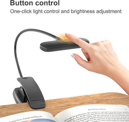 ERGONOV Book Pillow Stand with 6500K Reading Light, Hands Free Book Holder, Comfortable Lap Book Stand for Reading in Bed, Desk, or Sofa, Wooden Book Rest for Book Lovers,AAA Battery Required