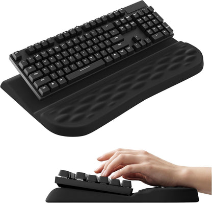 Laborio Keyboard Wrist Rest Stand for Desktop, 2 Angle Ergonomic Computer Keyboard Stand Key Board Riser Holder with Wrist Support, Arm Rest for Office, Home, Desk