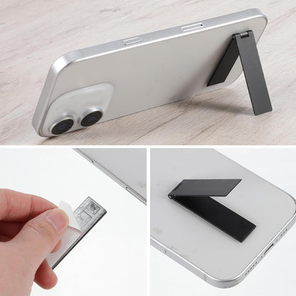 2Packs Ultra-Thin Cell Phone Holder, Adjustable Mini Alloy Phone Stand Vertical and Horizontal Phones Stand Portable Foldable Phones Holder for Mobile-Phone Tablet