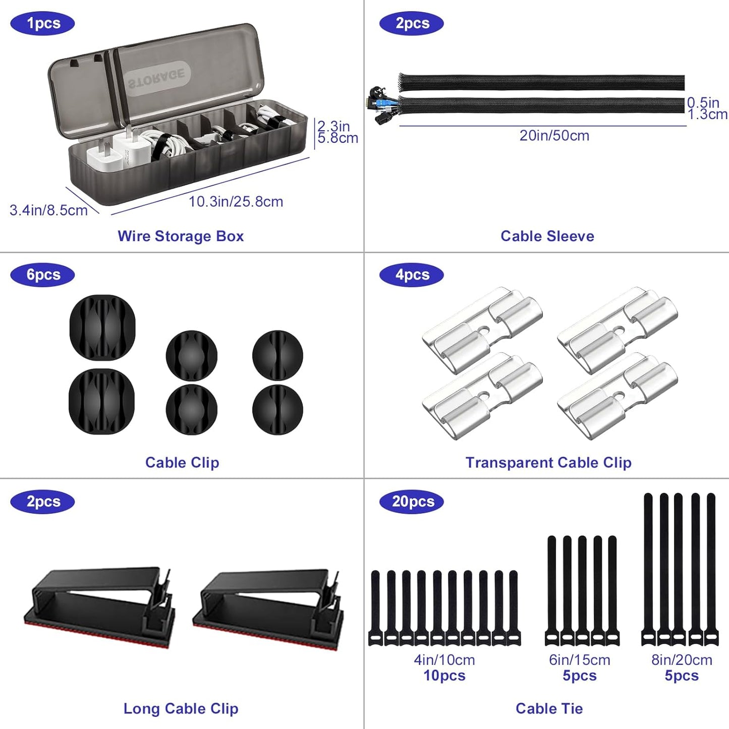 OneLeaf Under Desk Cable Management Tray - No Drill Wire Management Rack for Office, Computer Desk Accessories with Cable Organization