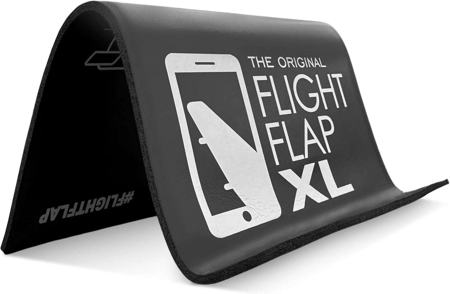 Flight Flap Airplane Phone Holder, Flexible Cell Phone Holder, Folding Cellphone Stand for Desk, Bed, Office, Treadmill - Airplane Gadgets for Long Travel Accessories - Plane Essentials (Silicone)