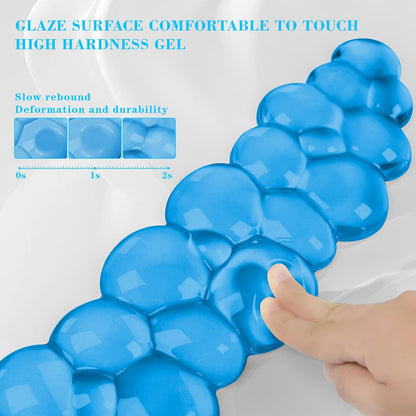 Gel Cloud Keyboard and Mouse Wrist Rest, Cute Wrist Support and Arm Support Keyboard Rest for Keyboard and Mouse Typing Pain Relief，Suitable for Office/Computer/Laptop/Gaming (Pink)