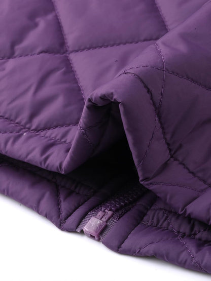 Allegra K Women's Puffer Vest Stand Collar Lightweight Gilet Quilted Zip Vest