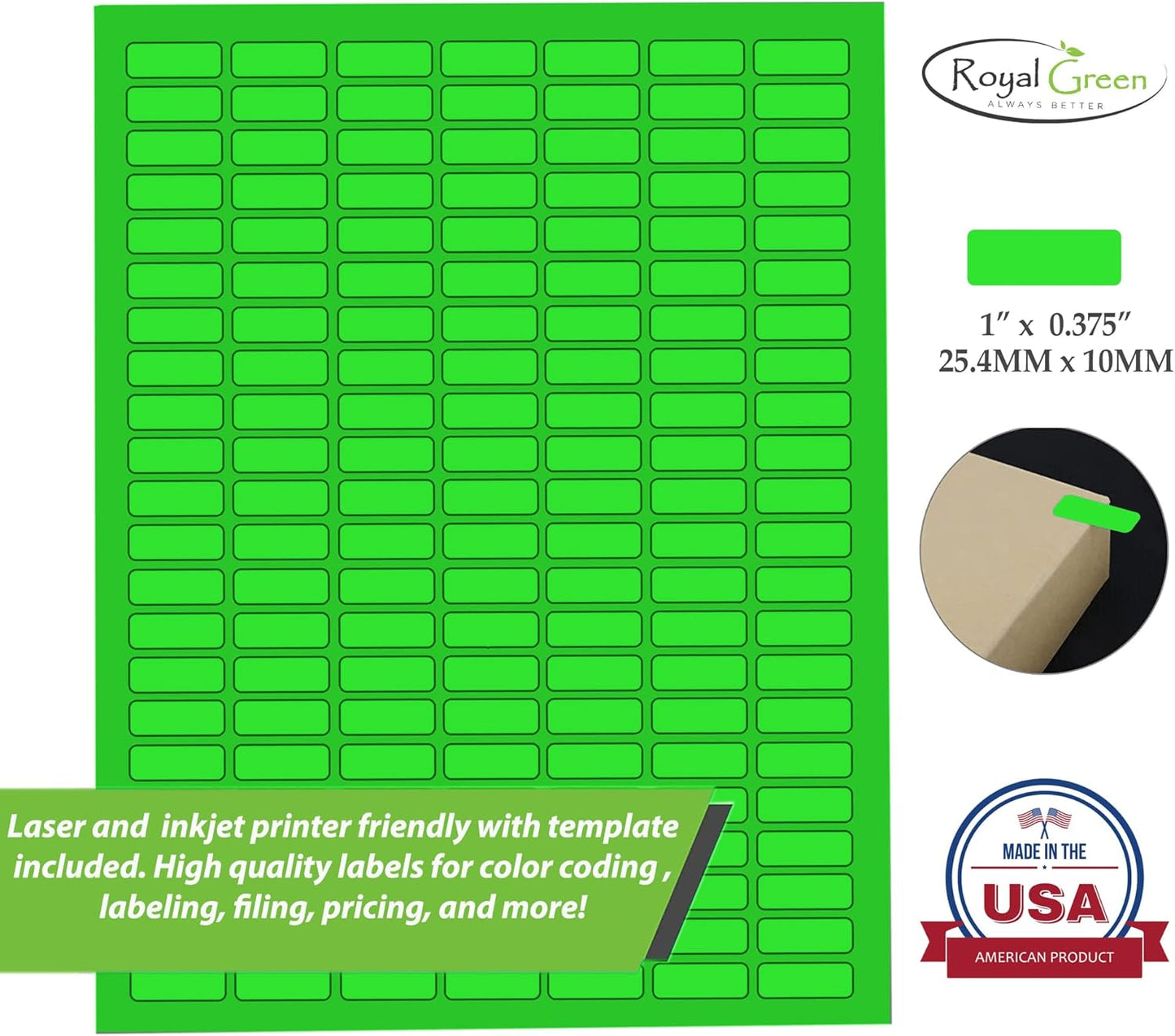 White Rectangular Labels + Bonus Color Labels - Value Pack - 1138 Pack