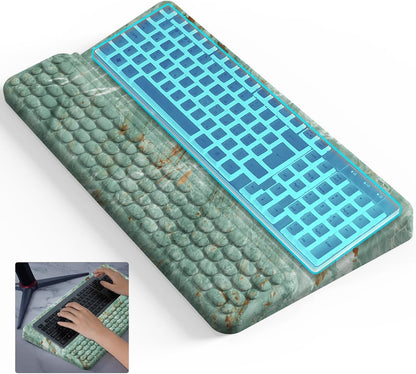 Keyboard Stand for Desktop, Keyboards Wrist Rest, Ergonomic Keyboards Holder for Easy Typing Working, Wrist pad for Keyboards with Comfortable Wrist Rest for Keyboard Pink