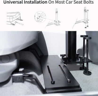 VIVO Single Laptop Notebook Desk Mount Stand, Fully Adjustable Extension with C-clamp, Fits up to 17 inch Laptops, Black, STAND-V001L