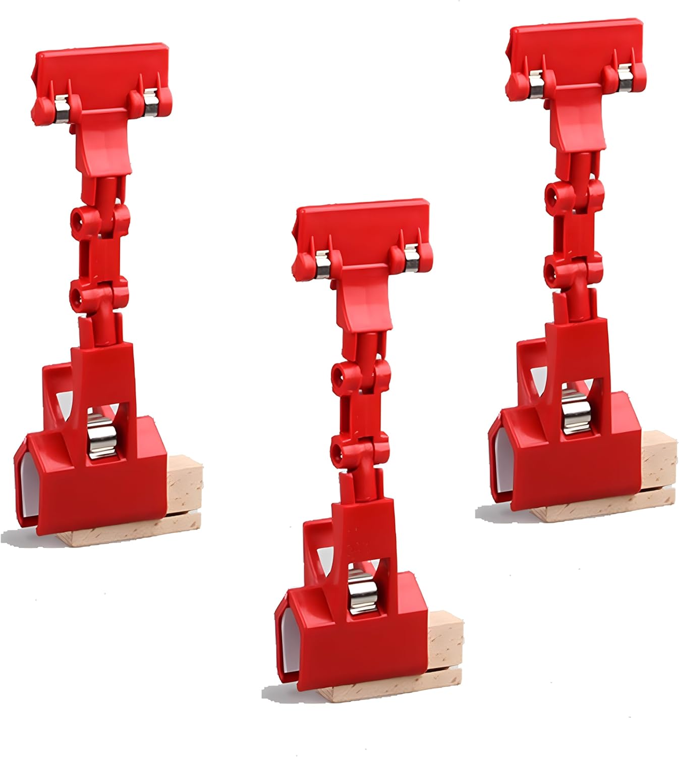 3pcs Sign Clips Clip Holder Sign Holder Clip Paper Holder for Table Top Clip On Sign for Paper Holder Computer Monitor Handy Artist Supplies Holder(Black)