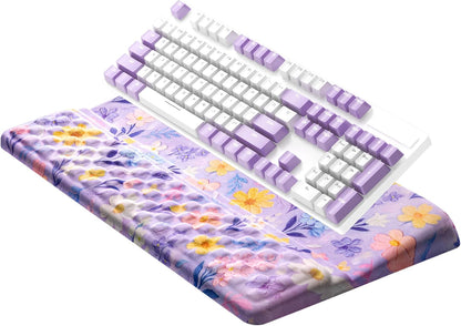 Ospelelf Keyboard Wrist Rest, Comfortable Ergonomic Keyboard Stand Riser Holder for Office Home