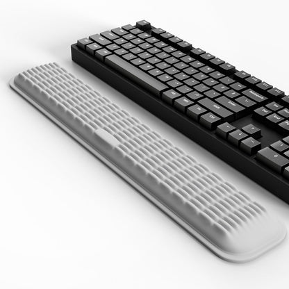 MEKASS Keyboard Wrist Rest, Soft Memory Foam Wrist Support for Keyboard, Keyboard Hand Rest Pad for Wrist Pain Relief, Keyboard Wrist Guard for Long Hours of Work, Gaming, Studying（Classic Black）