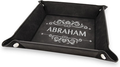Personalized Organizer for Men, Jewelry Tray, Desk Organizers for Men Women, Men Women Jewelry Key Tray, Desk Storage Plate, Valet Tray Desktop Storage Organizer