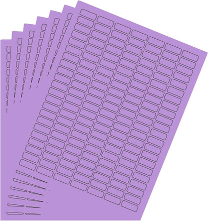 White Rectangular Labels + Bonus Color Labels - Value Pack - 1138 Pack