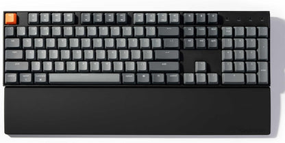 Silicone Wrist Rest for Keychron K10 Pro / K10 Max/ K10 HE / Q6 / Q6 Pro / Q6 Max / Q6 HE / V6 / V6 Max, 17.6" Non-Slip Palm Rest, 100% Full-Sized Mechanical Keyboards Support with Typing Pain Relief