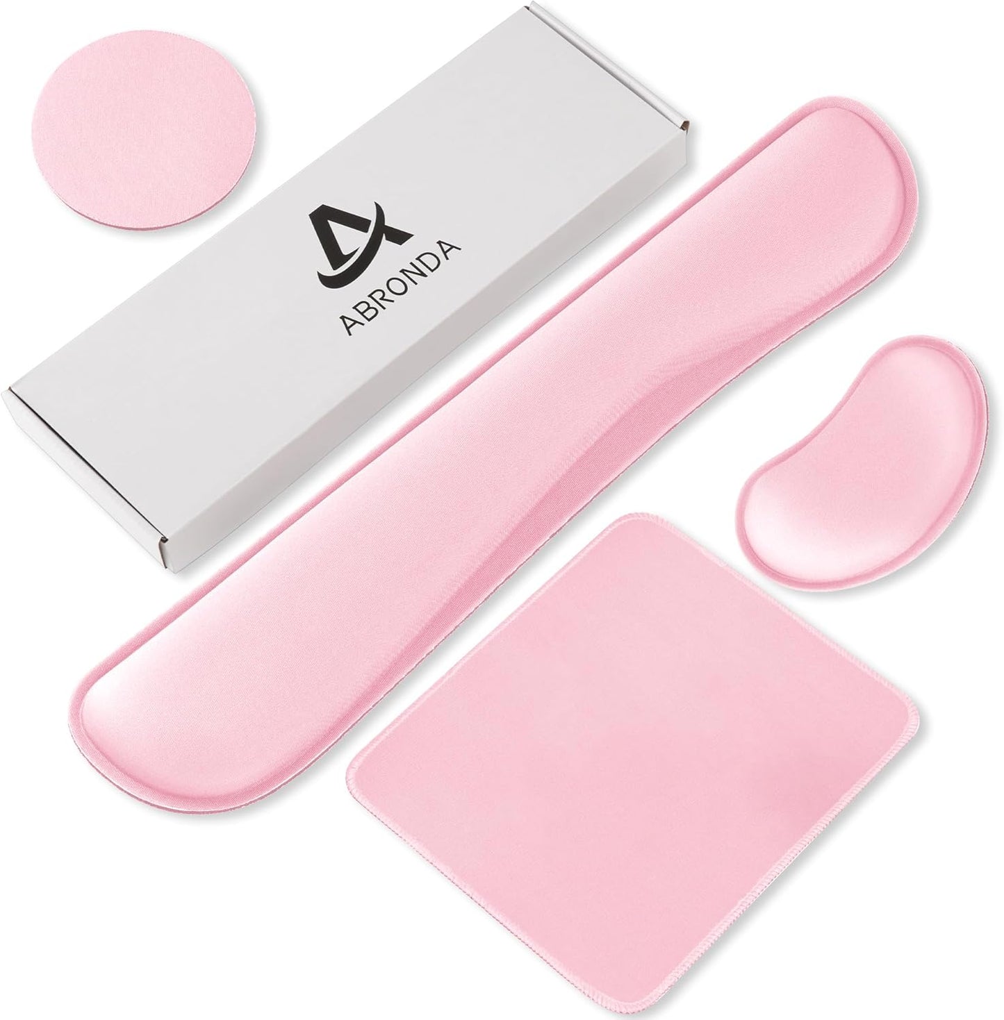 Office Ergonomic Memory Foam Computer Mouse and Keyboard Wrist Rest pad Support Carpal Tunnel, Wrist Rest for Keyboard and Mouse, Wrist Support Set