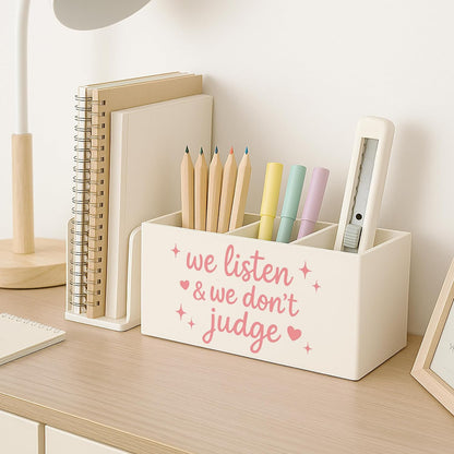 Boho Floral Mental Health Pen Holder for Desk, Special Education Classroom Must Haves, Inspirational Autism ADHD Awareness Pencil Holder for Classroom Therapy Office
