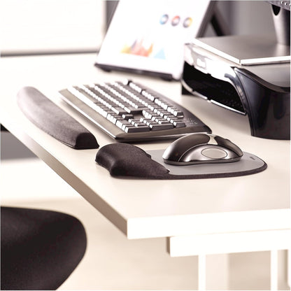 Fellowes Memory Foam Keyboard Wrist Rest - Black (9178201)